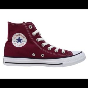 Converse, High Top, Maroon, Women Size 7